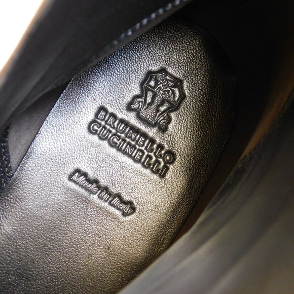 New Brunello Cucinelli monili heel Chelsea boot tan leather ankle booties 39 NWT - Picture 15 of 16